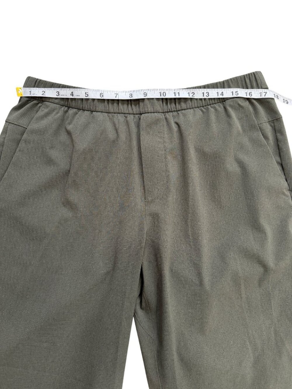 Lululemon Mens XL ABC WovenAir Pull-On Pant Green Elastic Waist LM5B05S - Picture 5 of 7